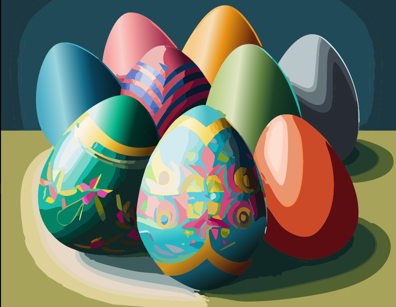 spinning Easter eggs timer